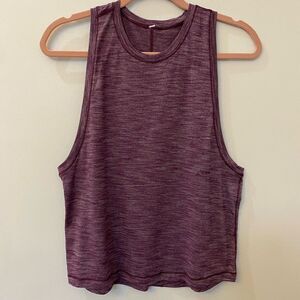 Lululemon Athletic Purple Muscle Top Women  Size 4